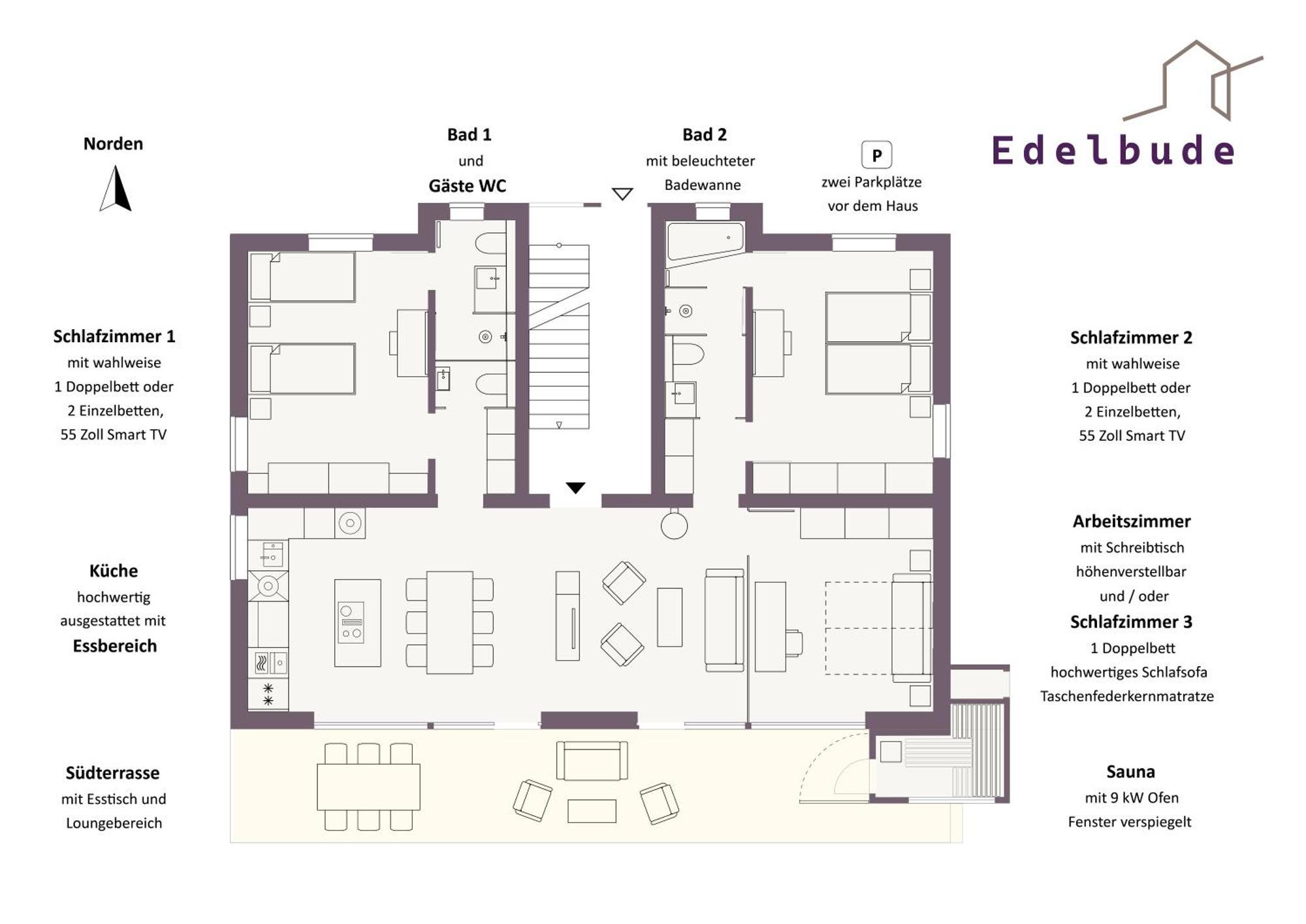 Edelbude 오버스트도르프 외부 사진